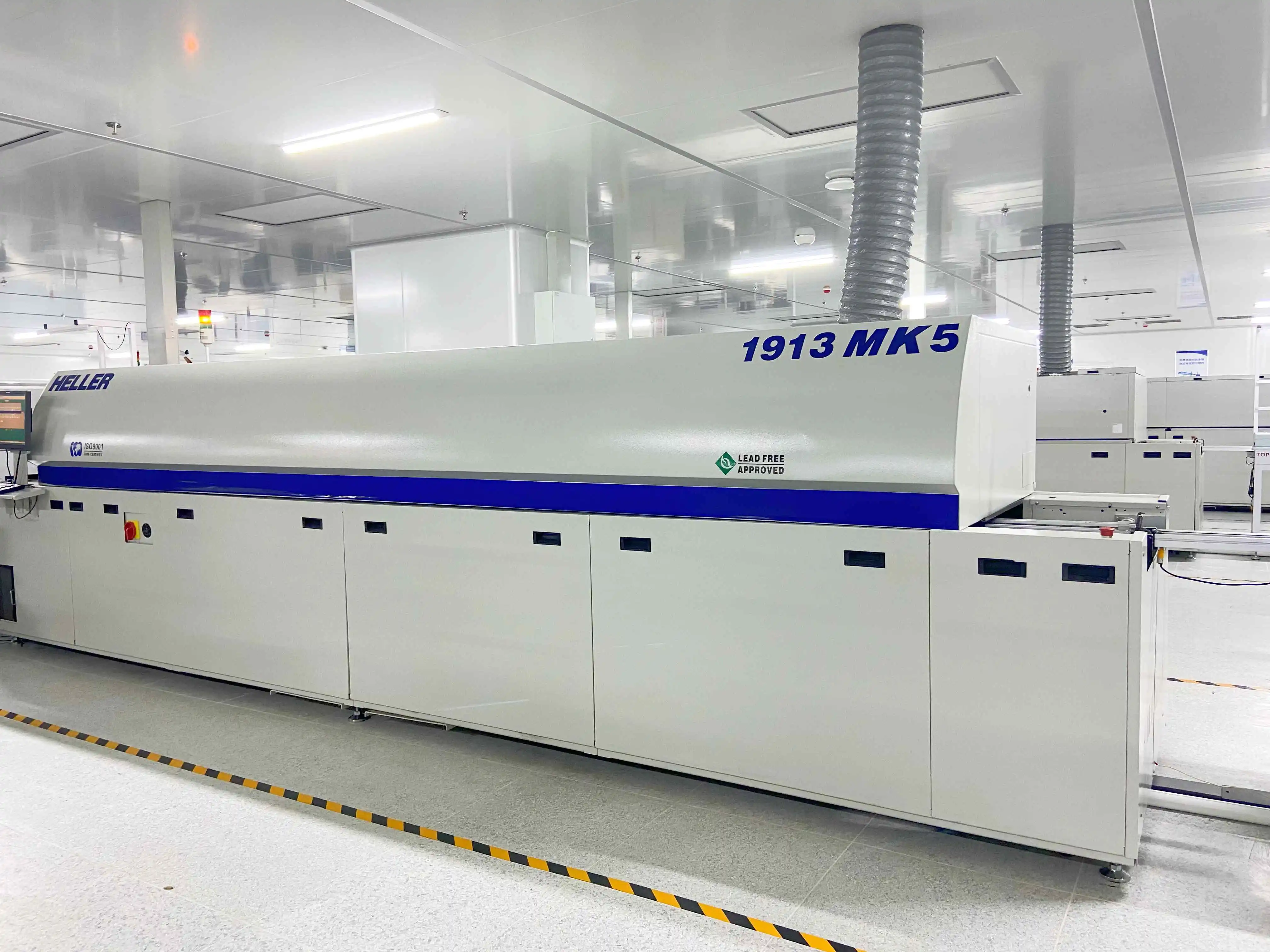 图：山西英特丽电子科技医疗 PCBA 专用洁净车间，符合 ISO13485 标准