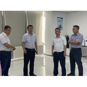 山西英特丽电子热烈欢迎园区领导，各企业领导莅临参观指导