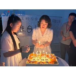 山西英特丽电子科技有限公司员工生日会如约而至！温馨且浪漫！