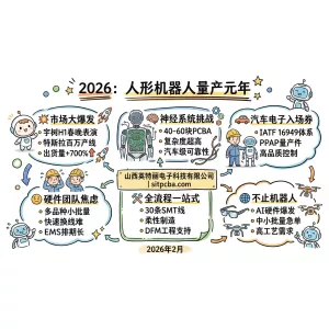 2026人形机器人量产元年：PCBA代工需求爆发，谁来造机器人的"神经